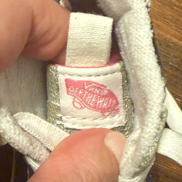 VANS for Toddler Girls High Top with Glitter and Unicorns, size 5 - Picture 8 of 11
